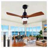 42" CEILING FANS WITH LIGHTING REMOTE CONTROL, IND