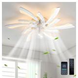 $125 ABSON 30.71" 7 - BLADE REVERSIBLE LED DIMMABL