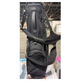 BLACK GOLF BAG BACKPACK WITH LEG STANDS