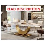 AYVA 78.7" SINTERED STONE DINING TABLE BASE ONLY