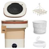 PORTABLE WASHING MACHINE 16L FOLDABLE MINI WASHER