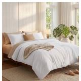 BEDSURE PREWASHED COMFORTER SET 90X90