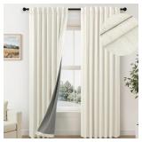 ROOM DARKENING CURTAINS 72 INCH LENGTH 2 PANEL BUR