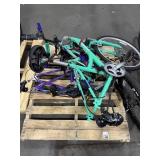 1 LOT OF ASSSORTED BIKE PARTS