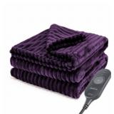 SUNBEAM 50"X60" HEATED THROW BLANKET 3 HEAT SETTIN