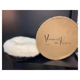 VINTAGE VINCENT DE KOVEN FUR HAT WITH BOX