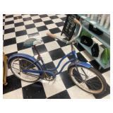 VINTAGE SCHWINN BICYCLE, BLUE