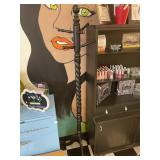 BLACK FRESTANDING COAT RACK