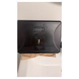 BLACK MIND READER WALL MOUNTED PAPER TOWEL DISPENS