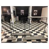 1 LOT: (3) ROLLING INDUSTRIAL RETAIL RACKS