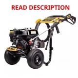 $699 DEWALT 3600 PSI 2.5 GPM COLD WATER GAS PROFES