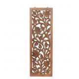 36 IN. X 12 IN. BROWN WOOD TRADITIONAL LEAVES WALL