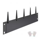 SET OF 5 STEEL LANDSCAPE EDGING, 39 X 4 IN. RUST-R