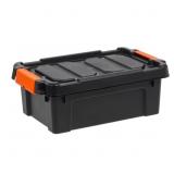 (2) 3 GAL. HEAVY-DUTY STACKABLE STORAGE TOTE