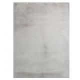 PIPER GREY 7 FT. X 9 FT. SOLID POLYESTER AREA RUG