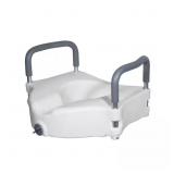 DRIVE MEDICAL ELEVATED RAISED TOILET SEAT WITH REM