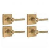 TONEBRIDGE BRUSHED GOLD BED/BATH DOOR LEVER WITH S