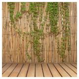 6 FT. H X 16 FT. L NATURAL JUMBO REED BAMBOO FENCI