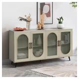 $299 JAKE 59.8 IN. ANTIQUE GOLD TV STAND FITS TVS