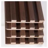 $120 WALNUT 2/3 IN. X 1/2 FT. X 8-1/2 FT. SLAT SOL