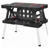 33 IN. W X 21.5 IN. D RESIN WORKTOP PORTABLE BLACK