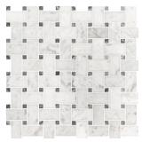 $169 CARRARA WHITE BASKETWEAVE 12 IN. X 12 IN. X 0