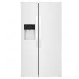 $1399 36 In. 26 Cu. Ft. SBS Refrigerator, White