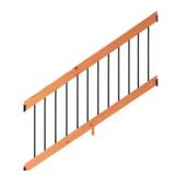 $134 6 FT. REDWOOD-TONE SOUTHERN YELLOW PINE STAIR