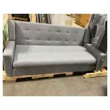 $274 63 IN. STRAIGHT ARM 2-SEATER SOFA IN GRAY