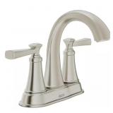 RUMSON 4 IN. CENTERSET 2-HANDLE BATHROOM FAUCET IN