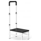 STEP STOOL WITH HANDLE FOR ADULTS AND SENIORS, HEA