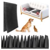 10 PACK SCAT MATS FOR DOGS   HEAVY DUTY SOLID PP P