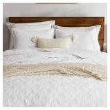 WDCOZY 100% COTTON WHITE OVERSIZED CALIFORNIA KING