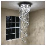 ELEGANCE SPIRAL CHANDELIER FOR DINING AREA, MODERN