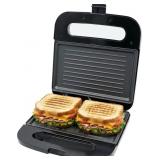 OVENTE ELECTRIC PANINI PRESS GRILL WITH NONSTICK P