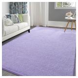 PETTOP 4X6 FT PURPLE AREA RUGS FOR BEDROOM LIVING
