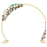 WOKCEER WEDDING ARCH 7.2FT ROUND BACKDROP STAND GO