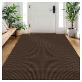 EARTHALL WOVEN AREA RUG 4X6 FT WASHABLE RUGS FOR E