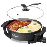 STARIVER 6L ELECTRIC HOT POT WITH DIVIDER - DUAL-F