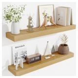 FUN MEMORIES FLOATING SHELVES 30 INCH, WALL MOUNTE