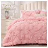 BEDELITE PINK KING SIZE COMFORTER SET - 3 PIECES B