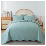 HONEILIFE KING QUILT BEDDING SET - 3 PIECE MICROFI