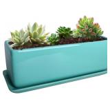 VENCER 14 INCH RECTANGULAR MODERN MINIMALIST CERAM