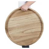 ROUND OTTOMAN TRAY FOR COFFEE TABLE LIVING ROOM WO