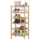 VIEWCARE SMALL SHOE RACK, 6-TIER SHOE SHELF FOR EN