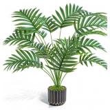 FLORISSO 28" ARTIFICIAL ARECA PALM PLANT TALL FAKE