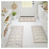 GRANNY SAYS BOHO KITCHEN RUG SETS OF 3, NON SLIP W