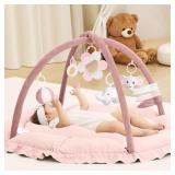 ANGELBLISS 5 IN 1 BABY PLAY GYM MAT, REVERSIBLE TU