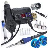 WEP 882D SOLDERING IRON STATION 2-IN-1 SMD HOT AIR