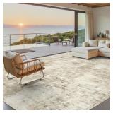 SOALMOST ABSTRACT RUG 8X10 LARGE LIVING ROOM RUGS